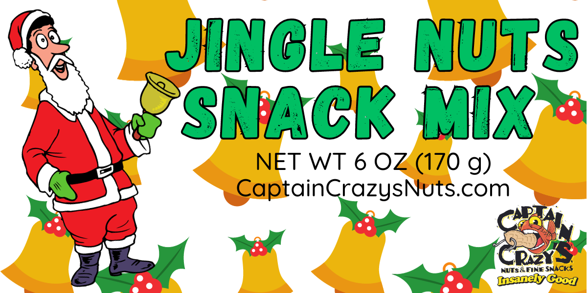 Jingle Nuts Snack Mix - 6oz Resealable Bag