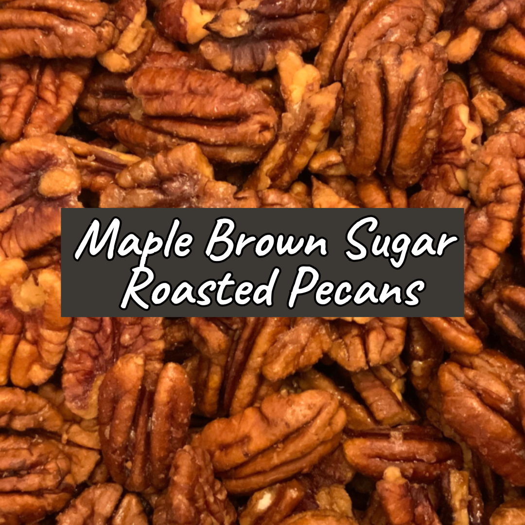 Maple Brown Sugar Roasted Pecans