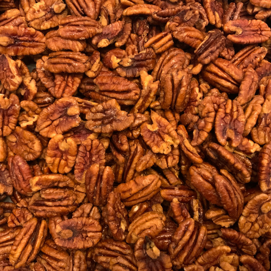 Maple Brown Sugar Roasted Pecans - 3oz and 8oz Resealable Bags
