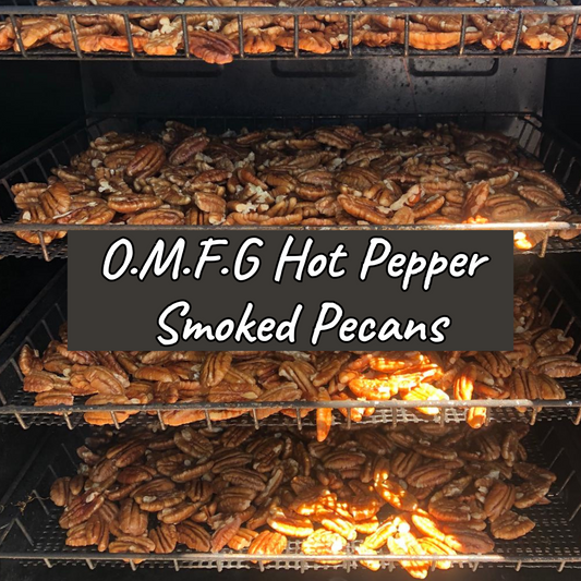 O.M.F.G. Hot Pepper Smoked Pecans