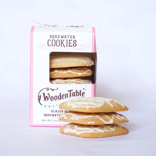 Rosewater Meringue Cookies