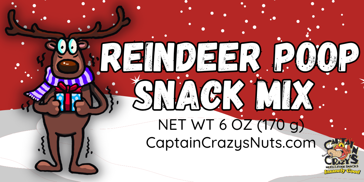 Reindeer Poop Nutty Snack Mix - 6oz Resealable Bag