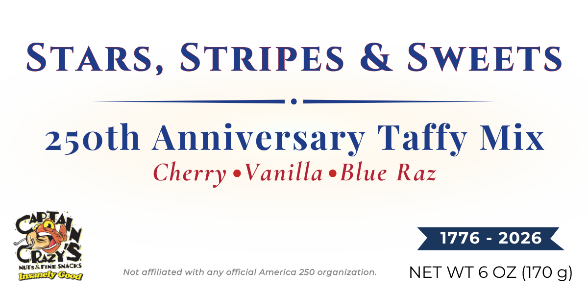 Stars, Stripes & Sweets™ – 250th Anniversary Taffy Mix (Cherry, Vanilla & Blue Raz)