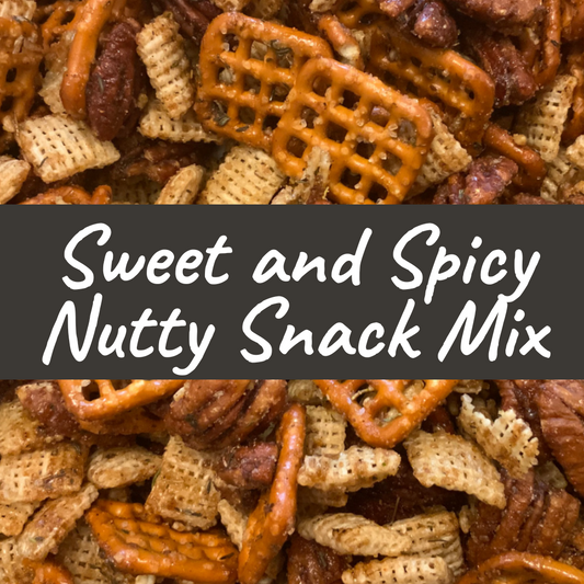 Sweet and Spicy Nutty Snack Mix