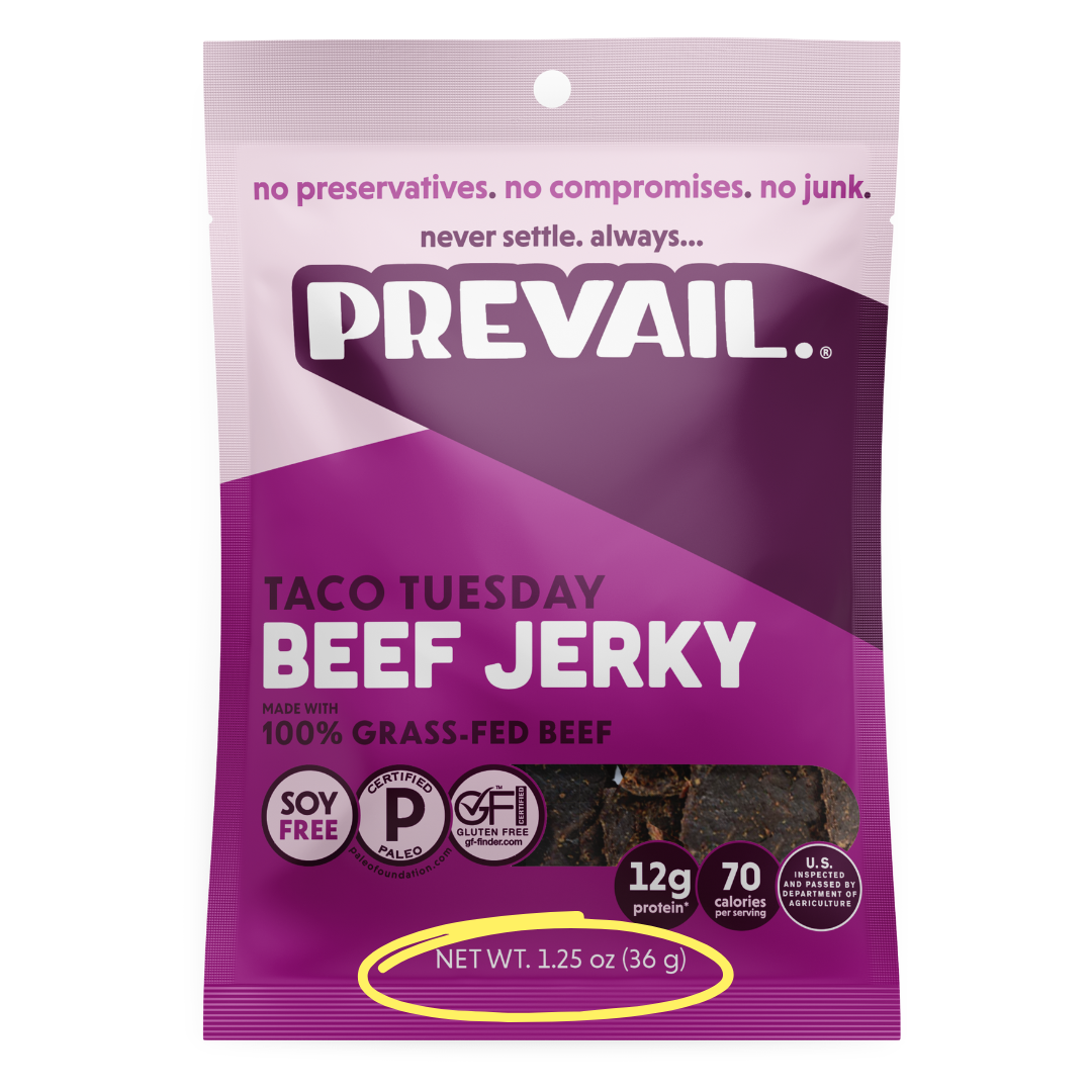Taco Tuesday Beef Jerky Single Serve 8 pack