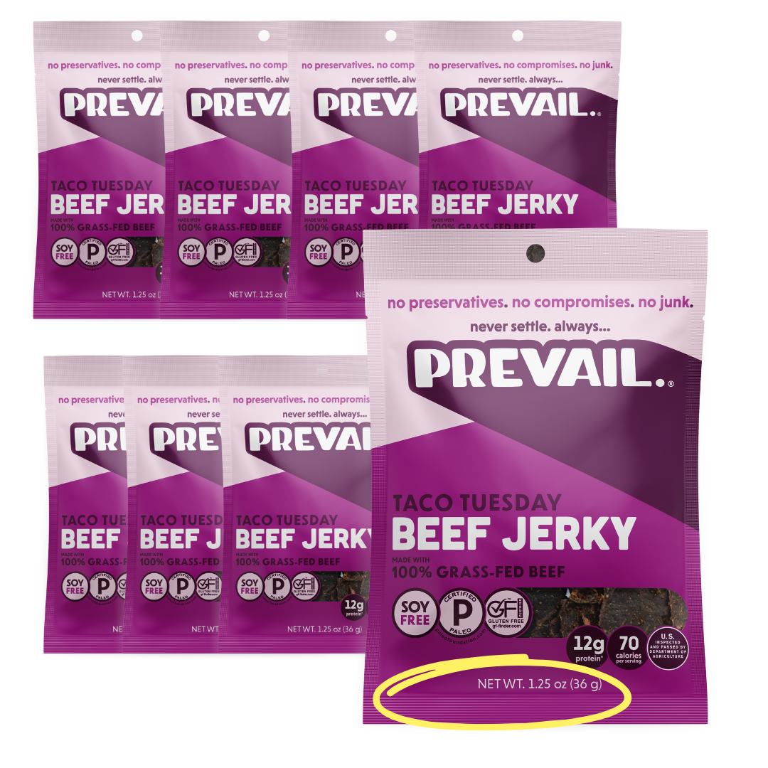 Taco Tuesday Beef Jerky Single Serve 8 pack