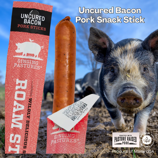 Pasture-Raised Pork Uncured Bacon Meat Stick