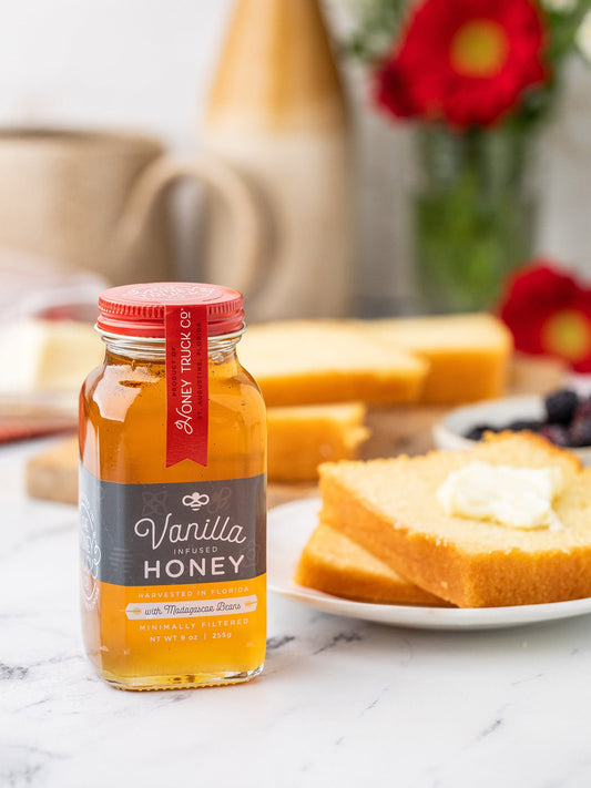 Raw Florida Vanilla Infused Honey