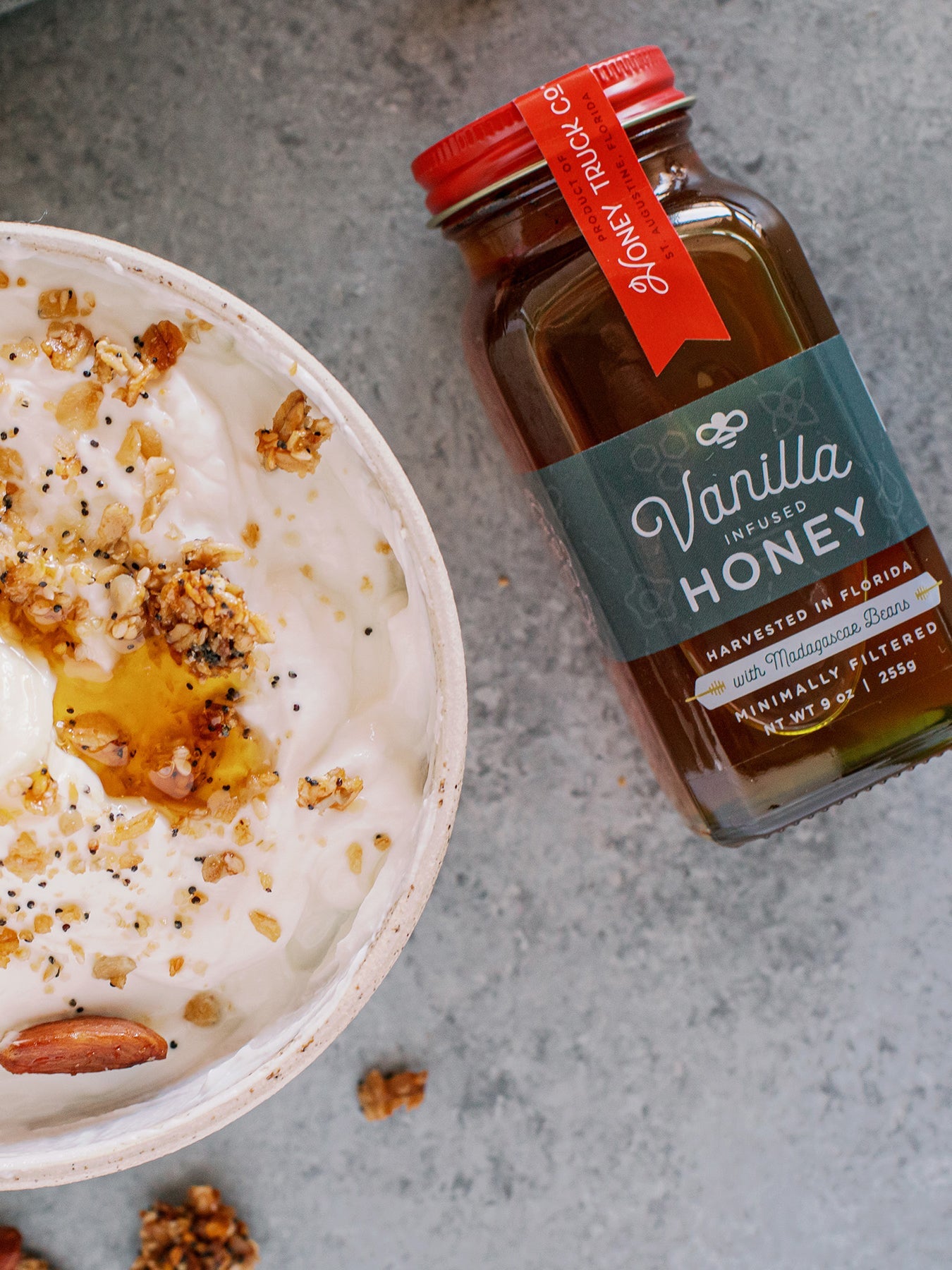 Raw Florida Vanilla Infused Honey