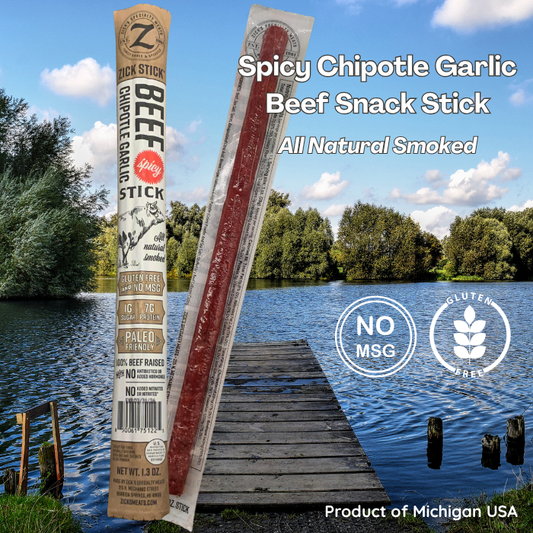Spicy Chipotle Garlic Beef Meat Stick | Zick Stick