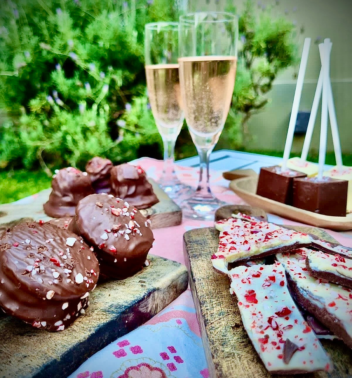 Chocolate Peppermint Dulce de Leche Truffles Gift Box