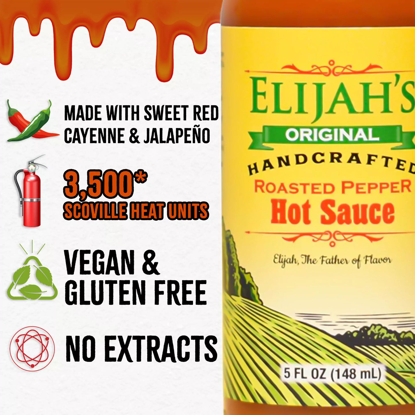 Roasted Cayenne & Jalapeño Pepper Sauce